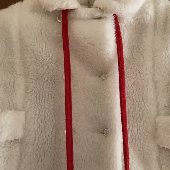 Vintage Togs Brand Girls Size 4T White Button Front Coat - Picture 4 of 11